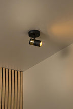 GORIK - Spot plafonnier - 1xGU10 - Noir