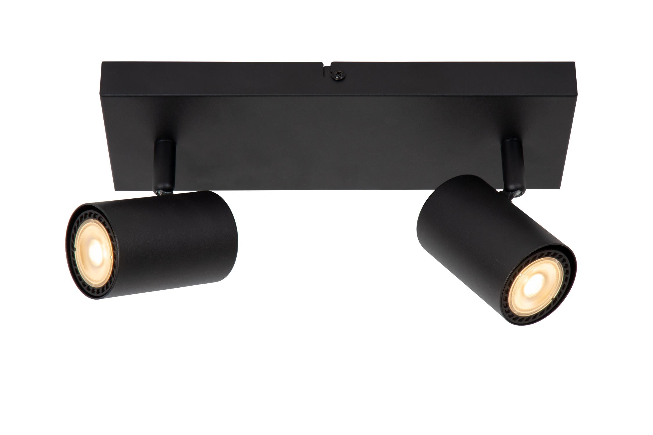 AMIGO - Spot plafonnier - 2xGU10 - Noir