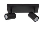 AMIGO - Spot plafonnier - 2xGU10 - Noir