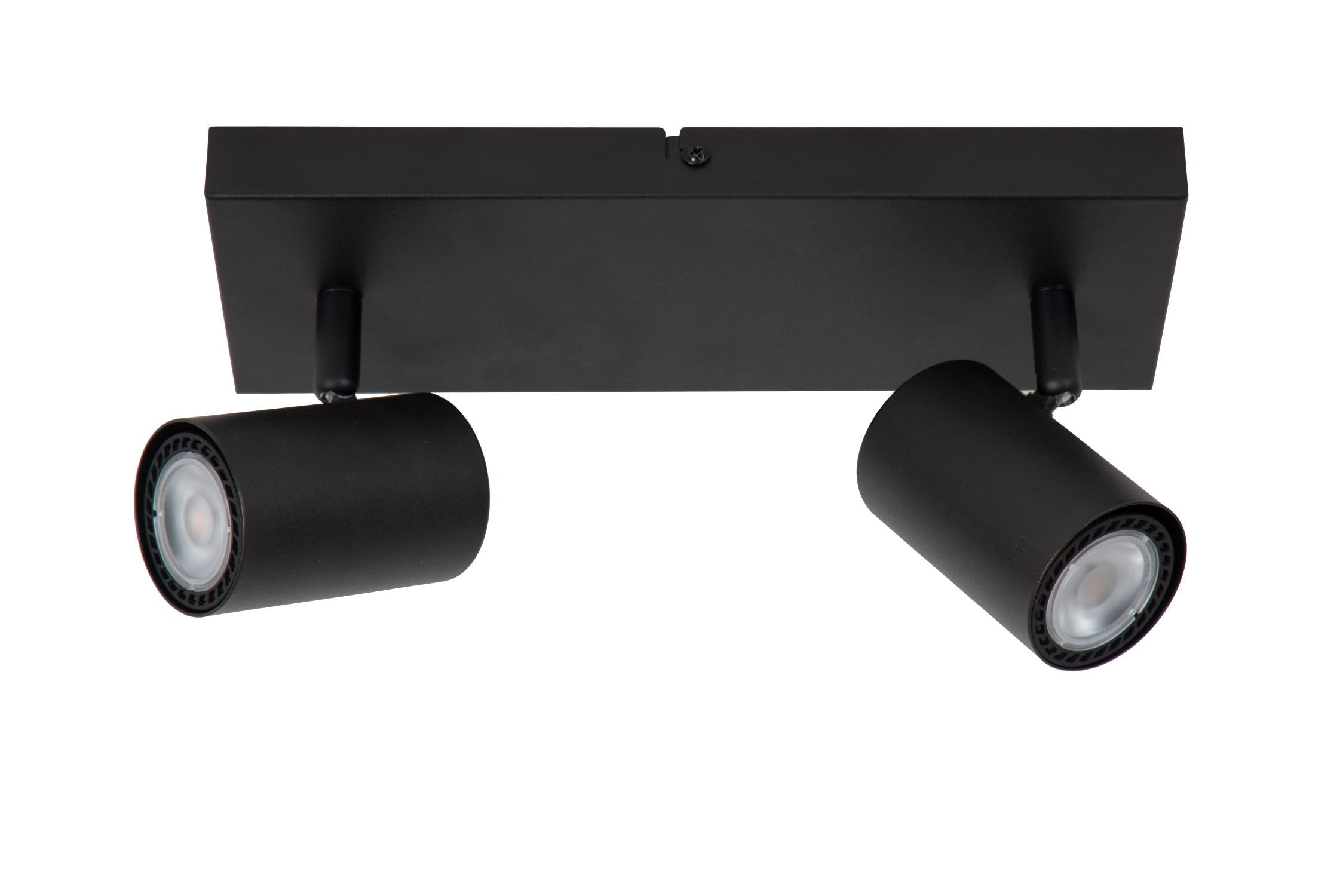 AMIGO - Spot plafonnier - 2xGU10 - Noir