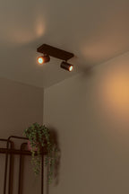 AMIGO - Spot plafonnier - 2xGU10 - Noir