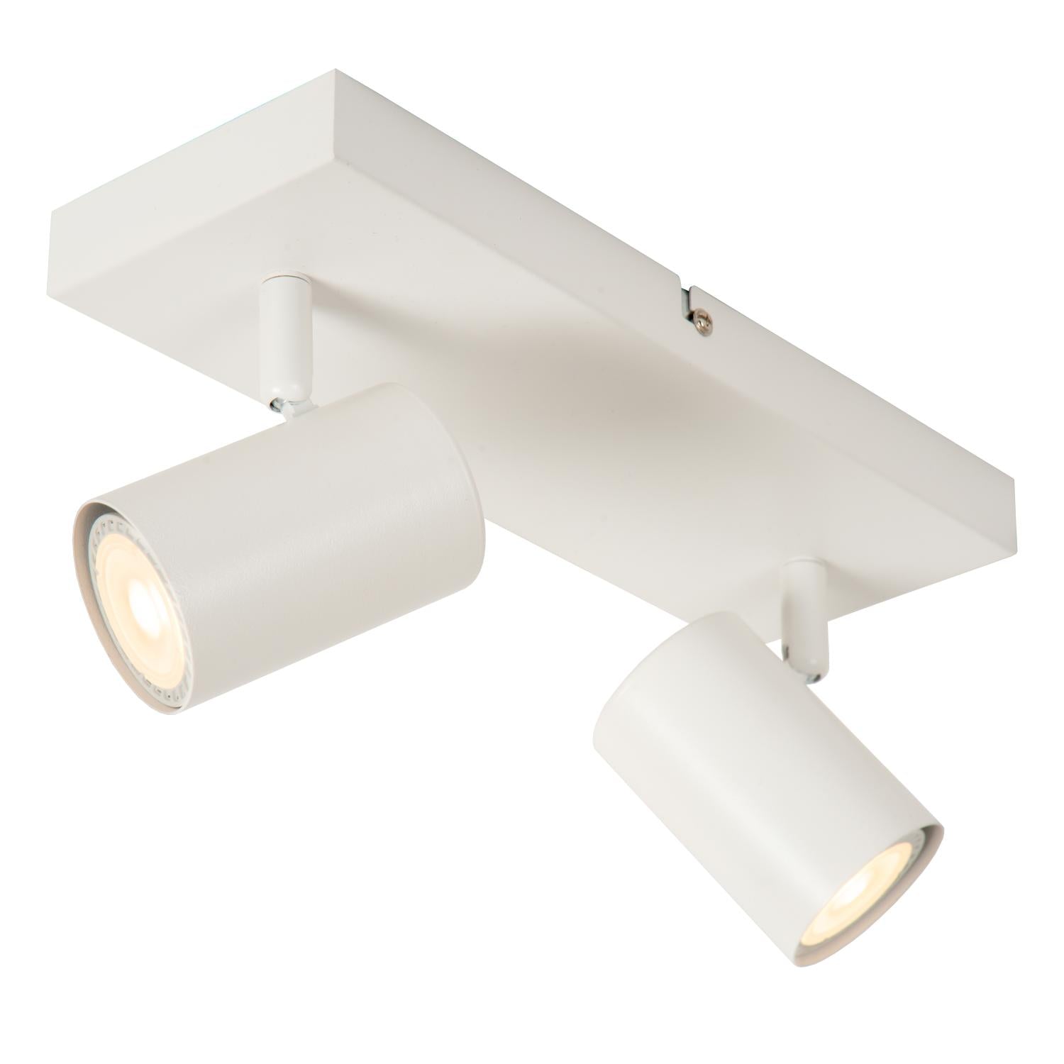AMIGO - Plafondspot - 2xGU10 - Wit