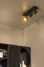AMIGO - Plafondspot - 3xGU10 - Zwart