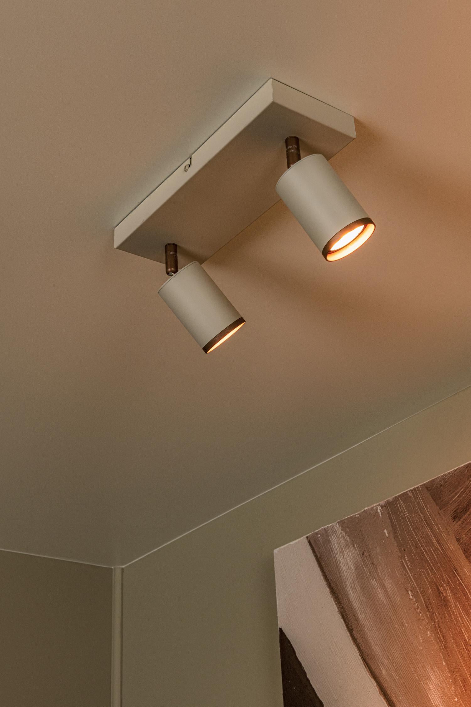 REGINA - Spot plafonnier - 2xGU10 - Taupe | Essential