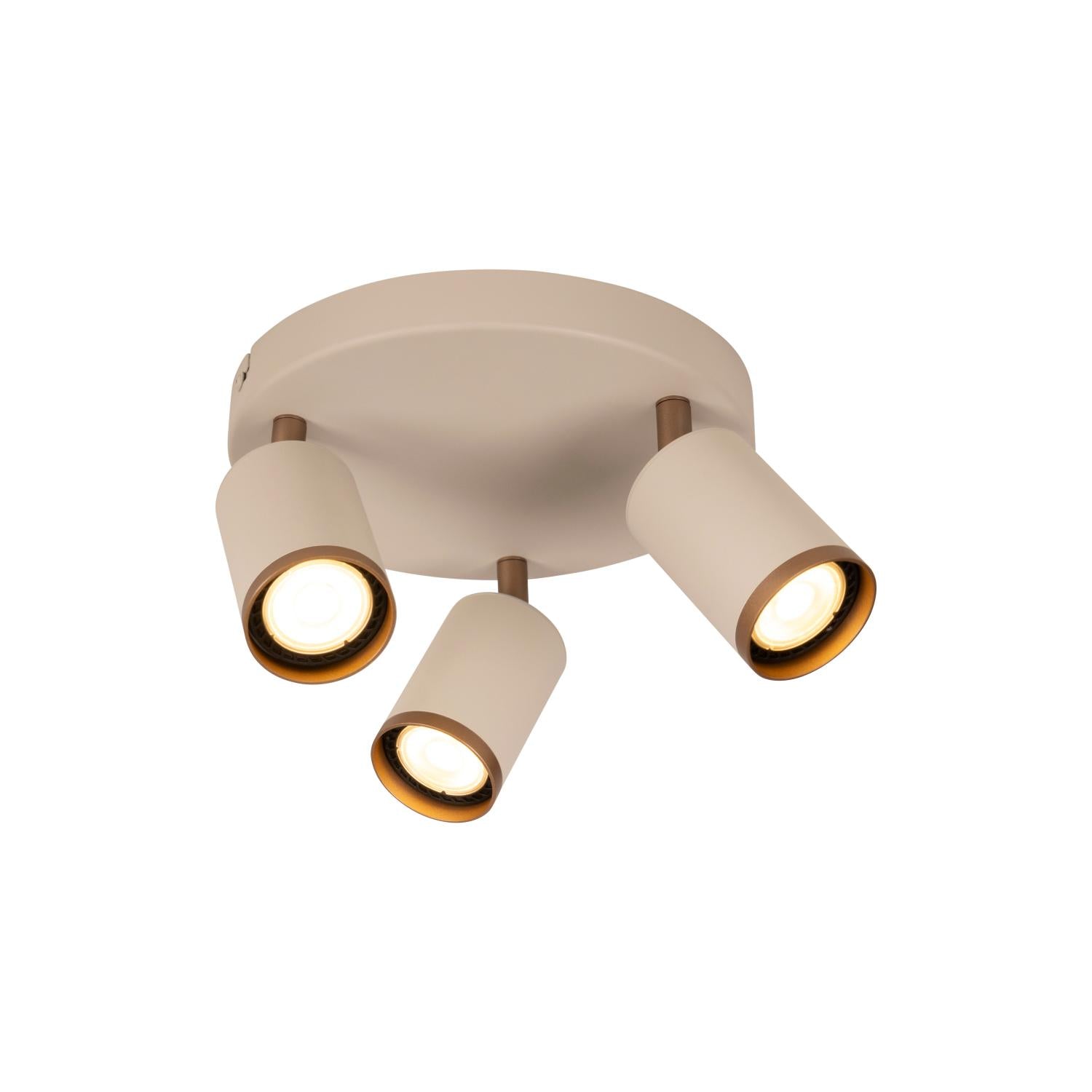 REGINA - Ceiling spot - Ø 21 cm - 3xGU10 - Taupe | Essential