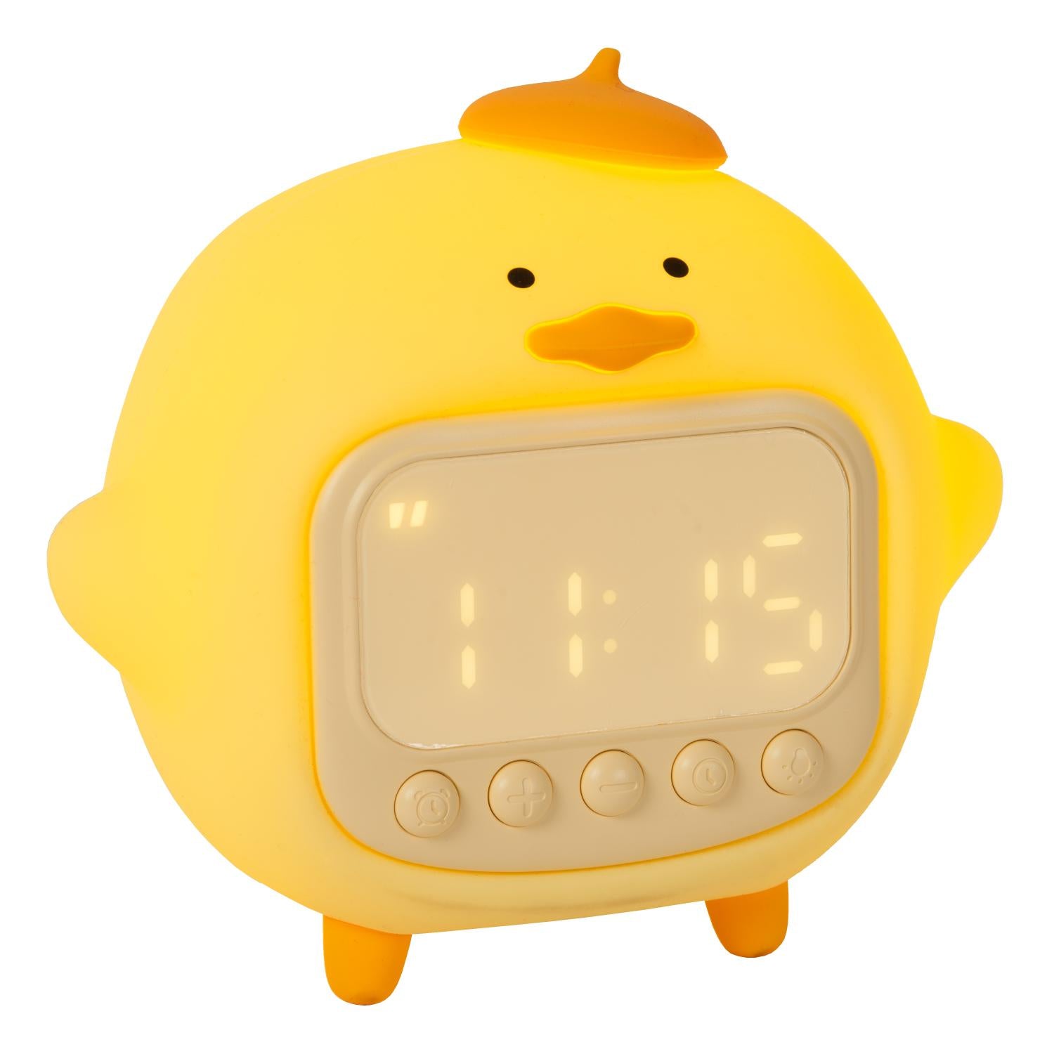 PINCHA DUCK - Oplaadbare Nachtlamp Kinderkamer - Accu/Batterij - LED 3 StepDim - 1x1,5W 2100K - Met muziekfunctie - Geel | Essential