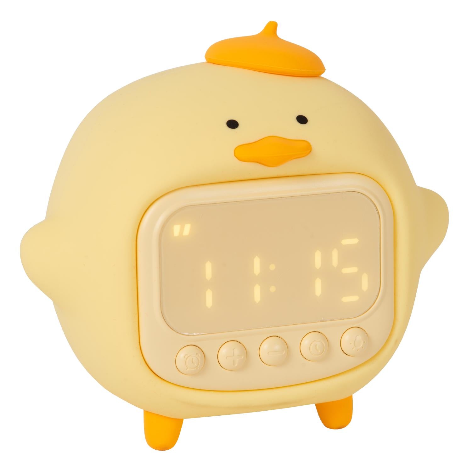 PINCHA DUCK - Oplaadbare Nachtlamp Kinderkamer - Accu/Batterij - LED 3 StepDim - 1x1,5W 2100K - Met muziekfunctie - Geel | Essential