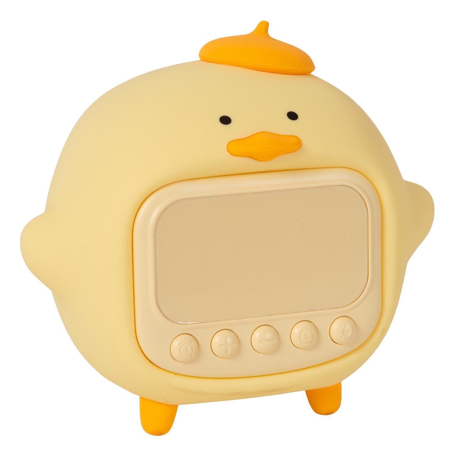 PINCHA DUCK - Oplaadbare Nachtlamp Kinderkamer - Accu/Batterij - LED 3 StepDim - 1x1,5W 2100K - Met muziekfunctie - Geel | Essential