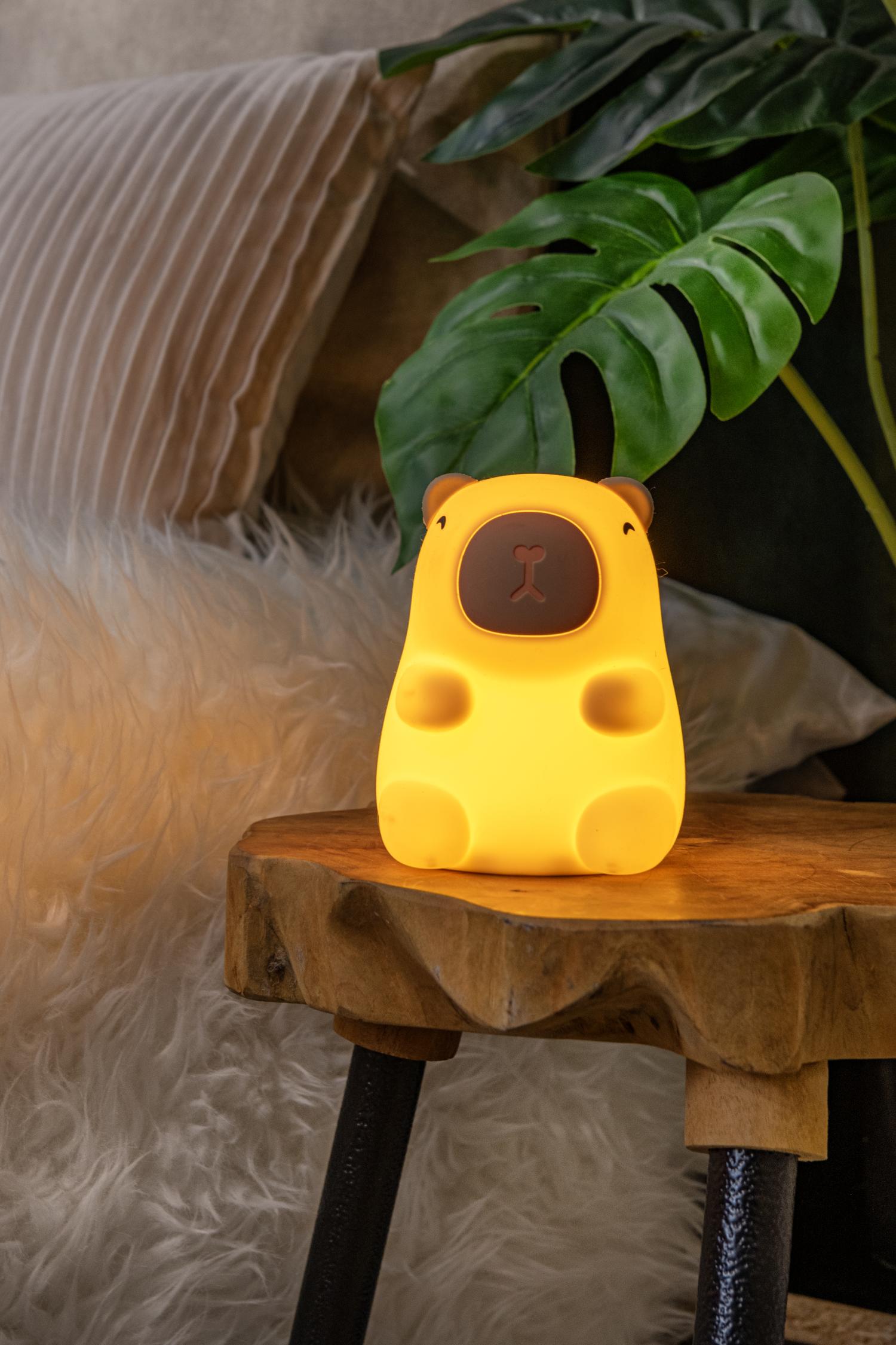 PINCHA CAPYBARA - Rechargeable night light Children's room - Battery - LED 3 StepDim - 1x0.5W 2100K - Beige | Essential