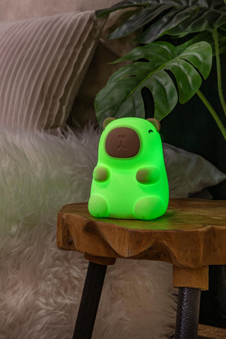 PINCHA CAPYBARA - Veilleuse rechargeable Chambre d'enfant - Batterie/Pile - LED 3 StepDim - 1x0,5W 2100K - Beige | Essential