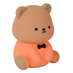 PINCHA BEAR - Veilleuse rechargeable Chambre d'enfant - Batterie/Pile - LED 3 StepDim - 1x0,5W 2100K - RGB - Marron | Essential