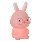 PINCHA RABBIT - Oplaadbare Nachtlamp Kinderkamer - Accu/Batterij - LED 3 StepDim - RGB - Wit | Essential