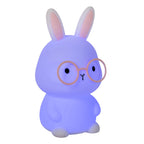 PINCHA RABBIT - Oplaadbare Nachtlamp Kinderkamer - Accu/Batterij - LED 3 StepDim - RGB - Wit | Essential