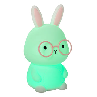 PINCHA RABBIT - Oplaadbare Nachtlamp Kinderkamer - Accu/Batterij - LED 3 StepDim - RGB - Wit | Essential