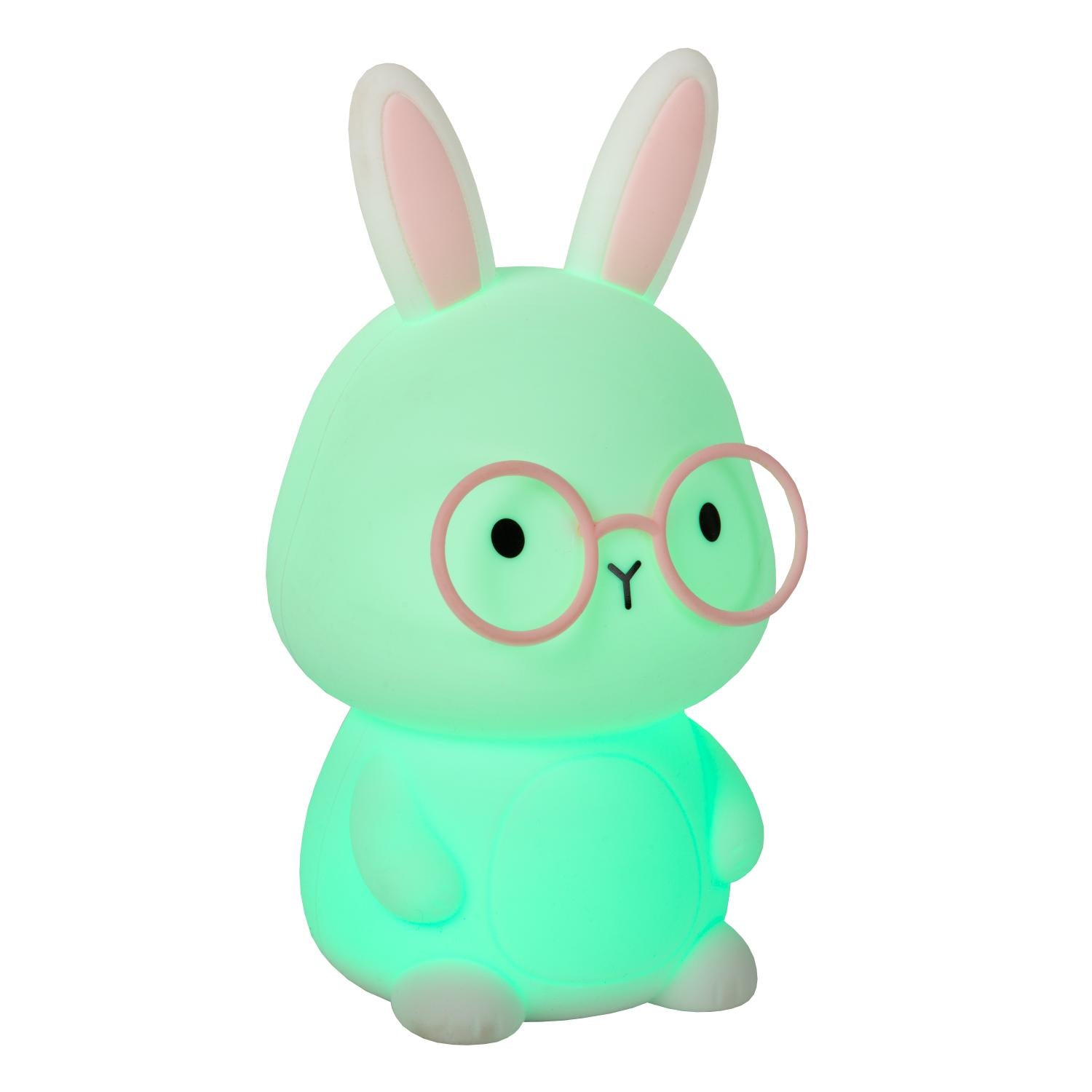 PINCHA RABBIT - Oplaadbare Nachtlamp Kinderkamer - Accu/Batterij - LED 3 StepDim - RGB - Wit | Essential