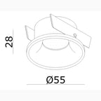 Clickfit Smooth Small IP54 Luminaire encastré