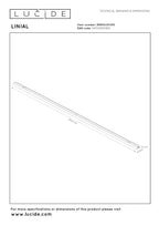 LINIAL Opbouwrail - 1 fase Railsysteem / Railverlichting - Smart - 48V Track - 1 meter- Champagne