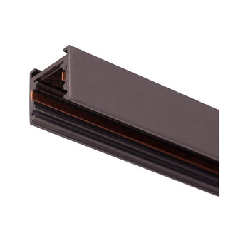 LINIAL Rail apparent - 1 phase Système de rail / Éclairage sur rail - Smart - 48V Track - 1 mètre- Chrome noir mat