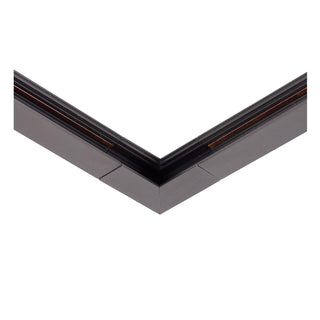 LINIAL Opbouwrail - Hoek Verticaal - 1 fase Railsysteem / Railverlichting - Smart - 48V Track - Mat Zwart Chroom