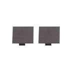 LINIAL Eindkap - 1-fase Railsysteem / Railverlichting - Smart - 48V Track - Set van 2 - Mat Zwart Chroom