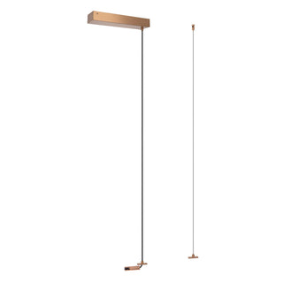 LINIAL Suspension pour driver apparent - 1 phase Système de rail / Éclairage sur rail - Smart - 48V Track - Champagne