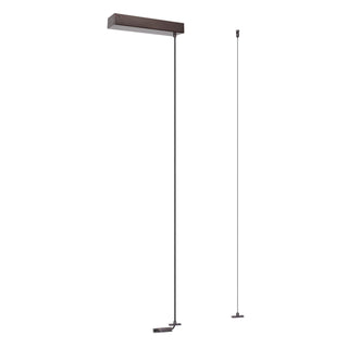 LINIAL Suspension pour driver apparent - 1 phase Système de rail / Éclairage sur rail - Smart - 48V Track - Chrome noir mat