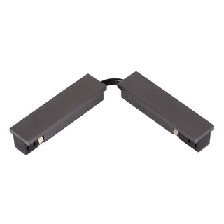 LINIAL Raccord flexible - 1 phase Système de rail / Éclairage sur rail - Smart - 48V Track - Chrome noir mat