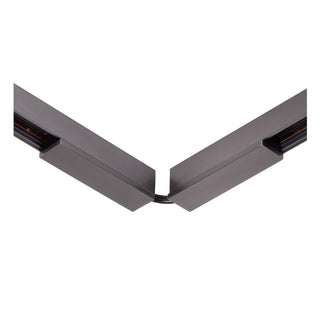 LINIAL Raccord flexible - 1 phase Système de rail / Éclairage sur rail - Smart - 48V Track - Chrome noir mat