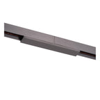 LINIAL Recht -koppelstuk - 1-fase Railsysteem / Railverlichting - Smart - 48V Track - Mat Zwart Chroom