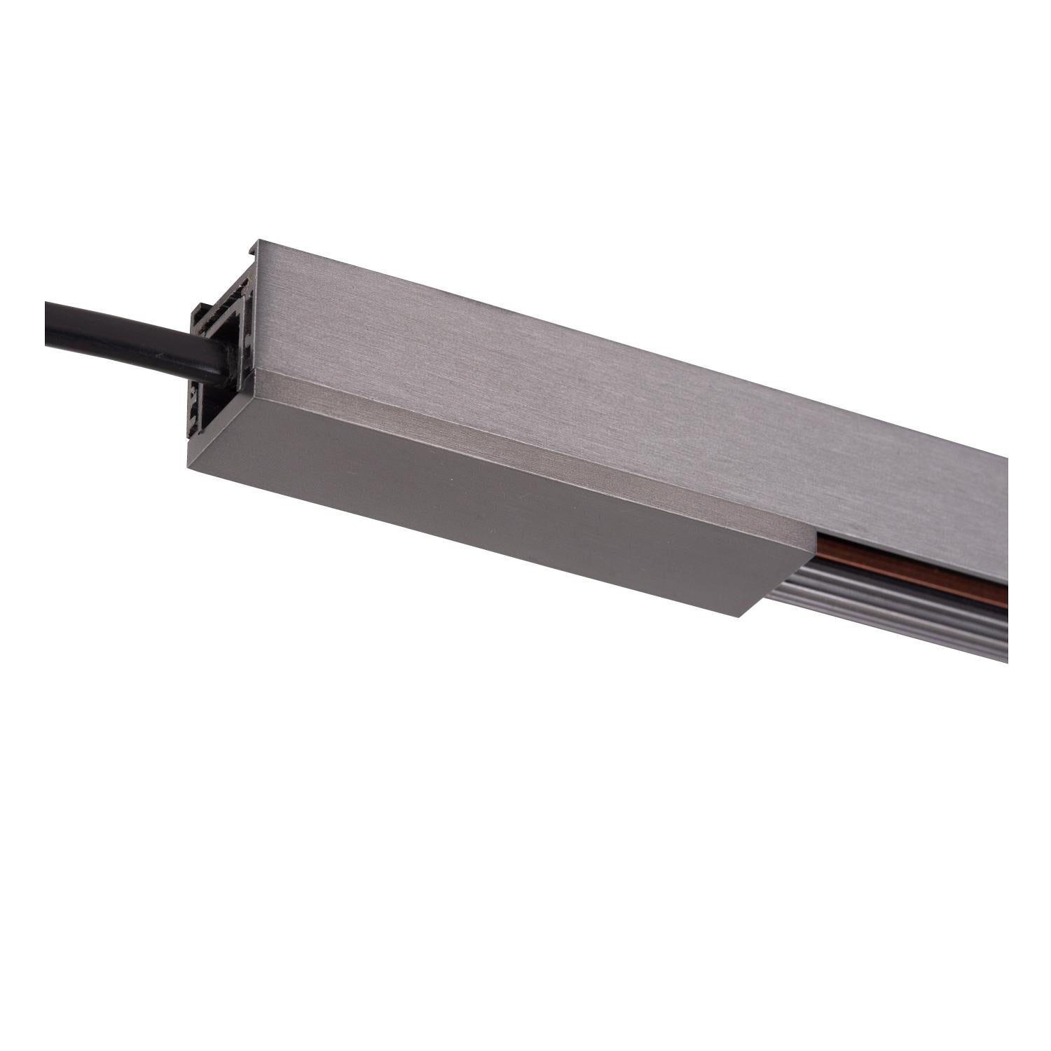 LINIAL Starter power feed - Smart - 48V Track - 1-phase Track system / Track lighting - Smart - 48V Track - Matt black chrome