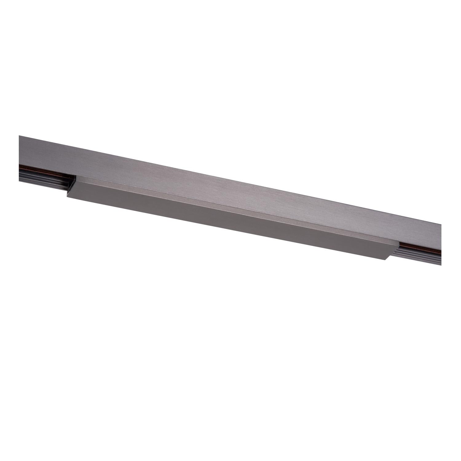 LINIAL Cover plate - 1-phase Track system / Track lighting - Smart - 48V Track - 10 CM - Matt black chrome