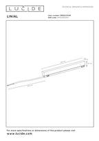 LINIAL Driver apparent 200W  - 1 phase Système de rail / Éclairage sur rail  - Smart - 48V Track - Champagne