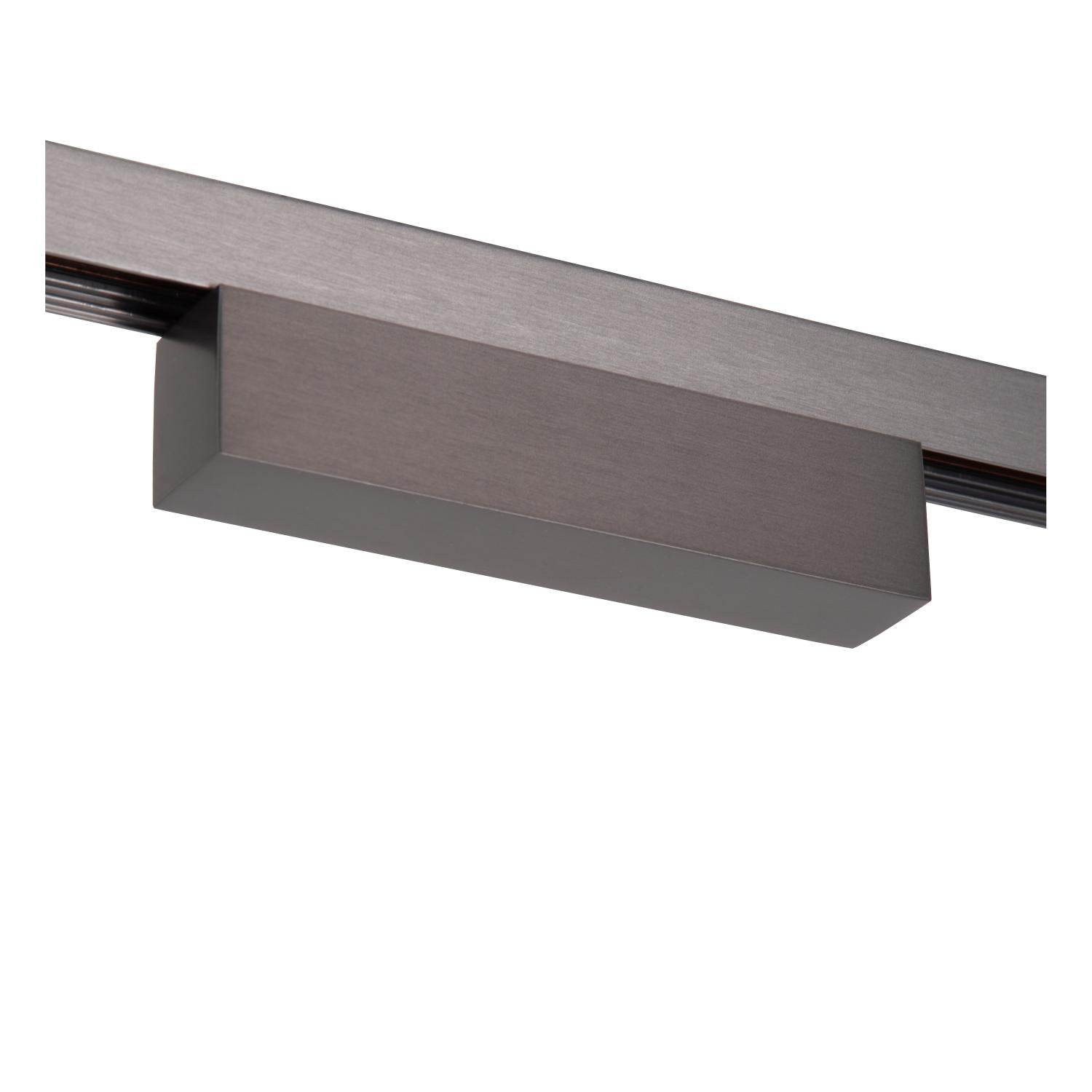 LINIAL Connection box & terminal block - 1-phase Track system / Track lighting - Smart - 48V Track - Matt black chrome