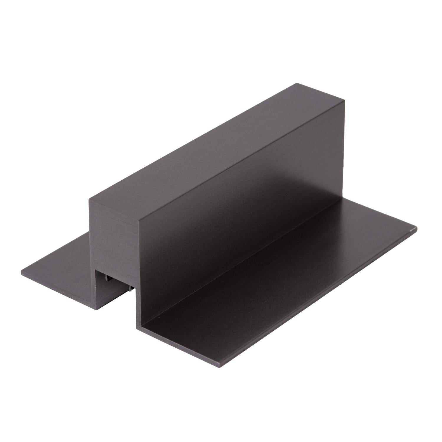 LINIAL Aansluitdoos & Klemmenblok - 1 fase Railsysteem / Railverlichting - Smart - 48V Track - Mat Zwart Chroom