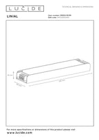 LINIAL Inbouwdriver 200W - 1-fase Railsysteem / Railverlichting - Smart - 48V Track - Grijs