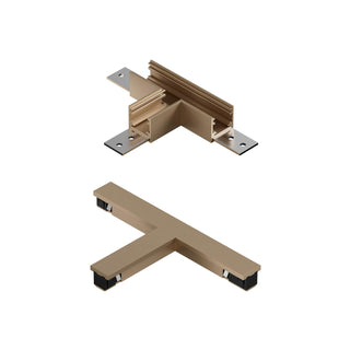 LINIAL T-koppelstuk - 1-fase Railsysteem / Railverlichting - Smart - 48V Track - Champagne