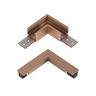 LINIAL L-koppelstuk - 1-fase Railsysteem / Railverlichting - Smart - 48V Track - Champagne