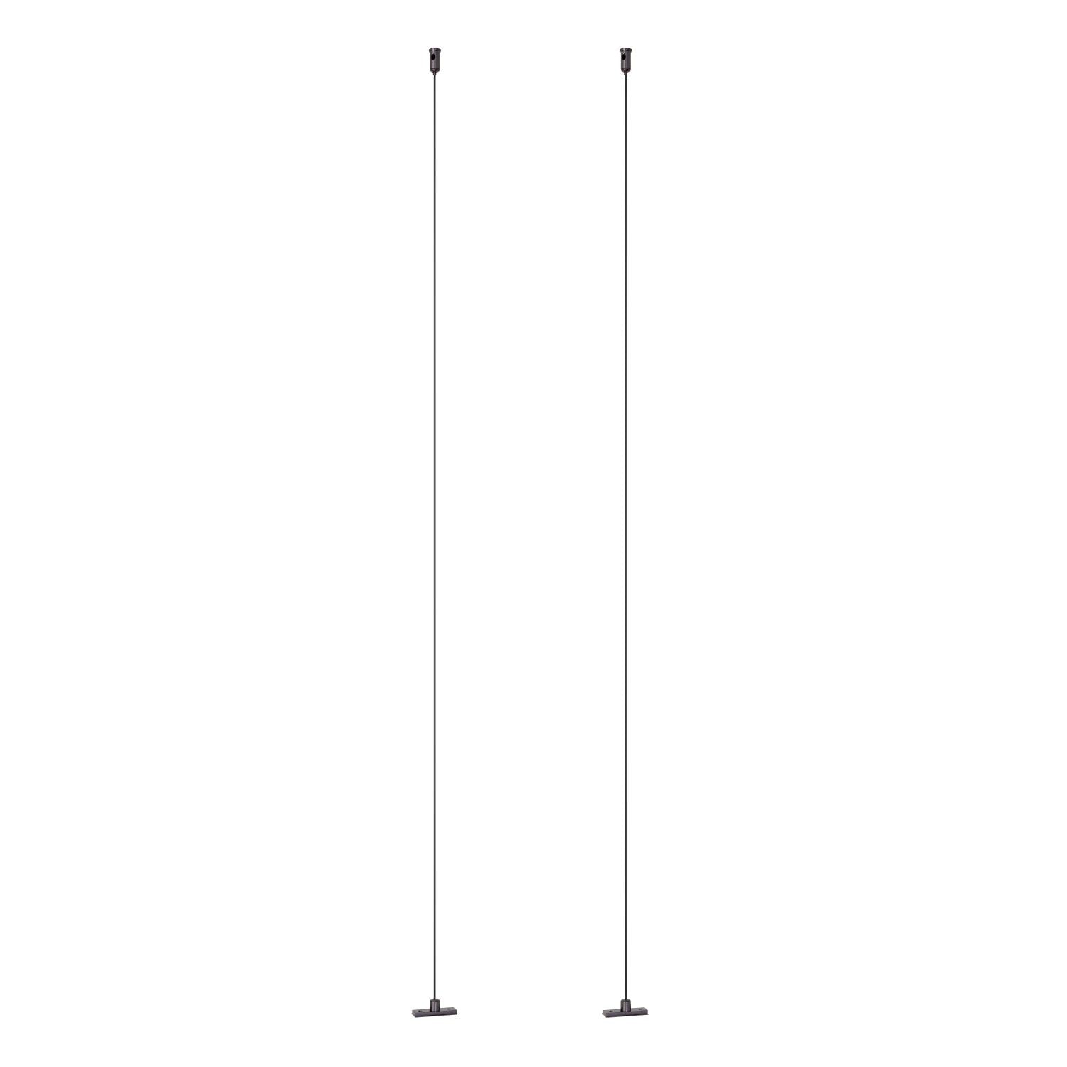 LINIAL Suspension cable - 1-phase Track system / Track lighting - Smart - 48V Track -  Matt black chrome