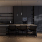 LINIAL Suspension for recessed driver - 1-phase Track system / Track lighting - Smart - 48V Track - Matt black chrome