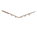 LINIAL BIX Track spotlight - 1-phase Track system / Smart track lighting - Smart - 48V Track - 1xLED - Champagne