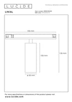 LINIAL BIX Track spotlight - 1-phase Track system / Smart track lighting - Smart - 48V Track - 1xLED - Champagne