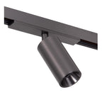 LINIAL BIX Track spotlight - 1-phase Track system / Smart track lighting - Smart - 48V Track - 1xLED - Matt black chrome
