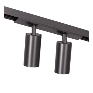 LINIAL BIXX Track spotlight - 1-phase Track system / Smart track lighting - Smart - 48V Track - 2xLED - Matt black chrome