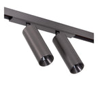 LINIAL BIXX Track spotlight - 1-phase Track system / Smart track lighting - Smart - 48V Track - 2xLED - Matt black chrome