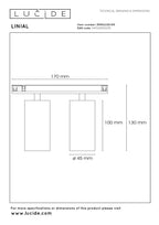 LINIAL MOXX Railspot - 1-fase Railsysteem / Smart Railverlichting - Smart - 48V Track - 2xLED - Champagne