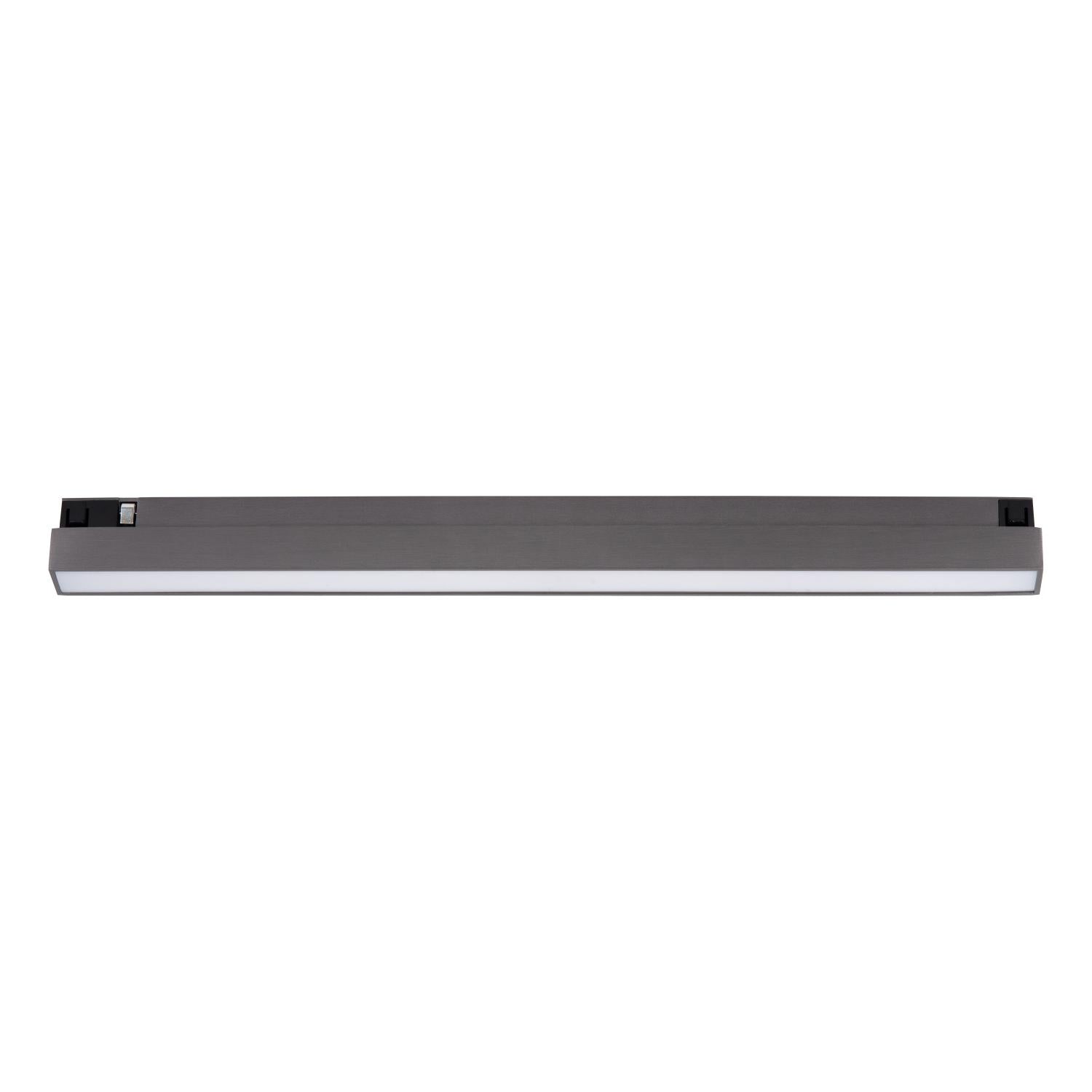 LINIAL GLYX Spot sur rail - 1 phase Système de rail / Éclairage sur rail connecté - Smart - 48V Track - 1xLED - Chrome noir mat