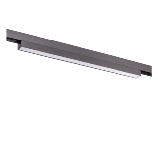 LINIAL GLYX Spot sur rail - 1 phase Système de rail / Éclairage sur rail connecté - Smart - 48V Track - 1xLED - Chrome noir mat