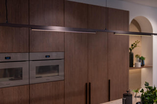 LINIAL GLYX Spot sur rail - 1 phase Système de rail / Éclairage sur rail connecté - Smart - 48V Track - 1xLED - Chrome noir mat