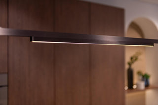 LINIAL GLYX Spot sur rail - 1 phase Système de rail / Éclairage sur rail connecté - Smart - 48V Track - 1xLED - Chrome noir mat