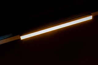 LINIAL GLYX Spot sur rail - 1 phase Système de rail / Éclairage sur rail connecté - Smart - 48V Track - 1xLED - Chrome noir mat